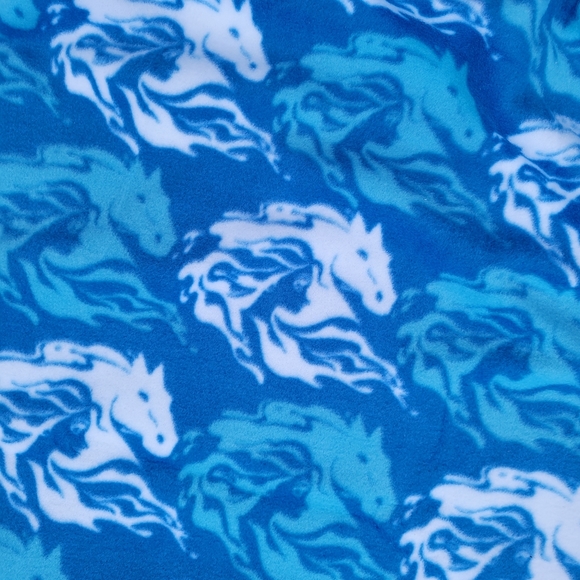 Frozen II Elsa & The Nokk Water Spirit Horse No-Sew Reversible Tie Fleece Blank